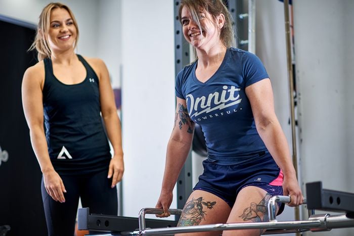 Body transformation training session at Elevate LDN private studio in the City of London